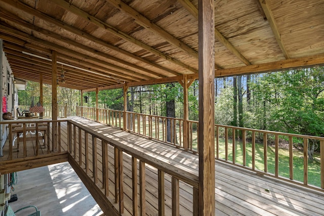 view of deck