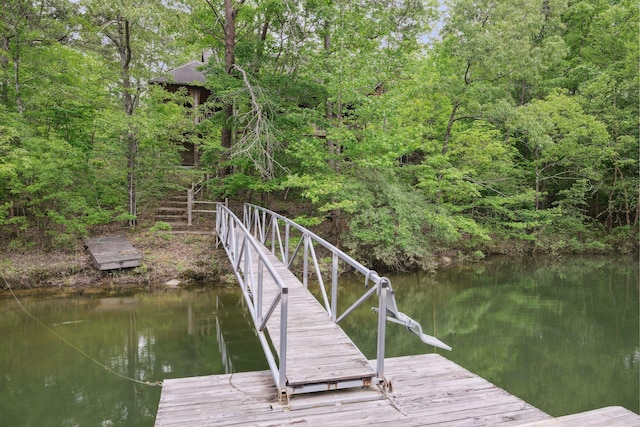 1617 S Stoney Rd, Double Springs, AL 35553 - dock featuring a water view