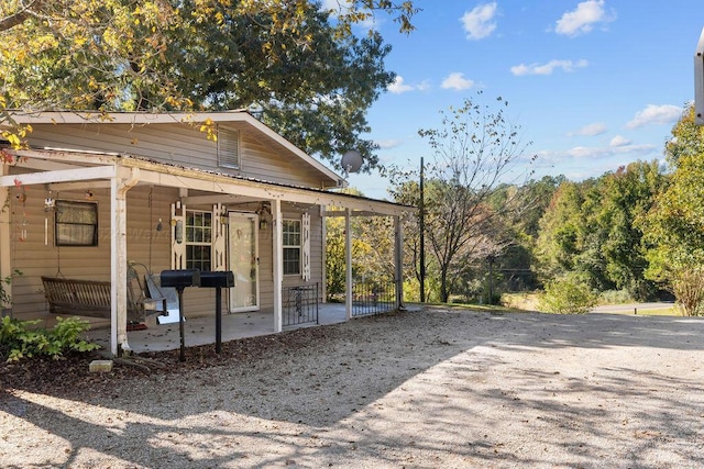 exterior space with a patio area