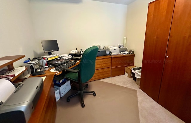 542 Llama Ln, Quinton, AL 35130 - office area featuring light carpet