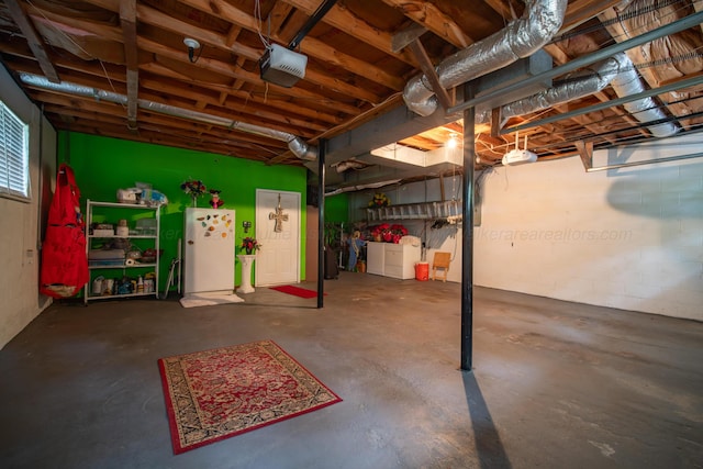 1925 Sharon Blvd, Dora, AL 35062 - basement featuring white fridge