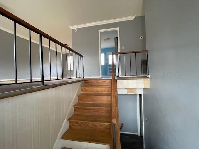 view of stairway