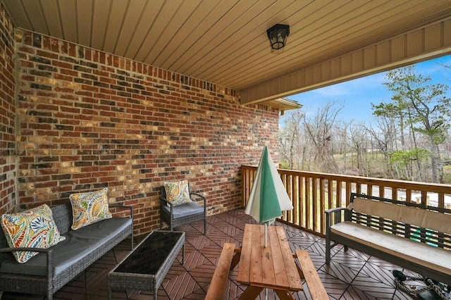1502 NE Bailey Ct, Cullman, AL 35055 - view of wooden deck