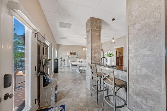 154 County Rd 389, Cullman, AL 35057 - dining space with a paneled ceiling