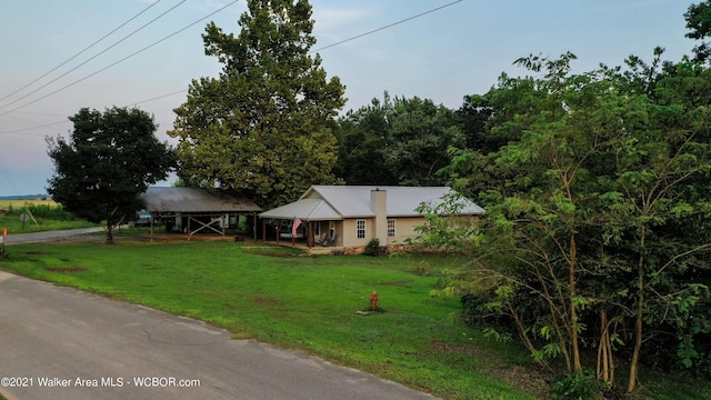 12 Dover Rd, Haleyville, AL 35565 - ranch-style home with a front lawn