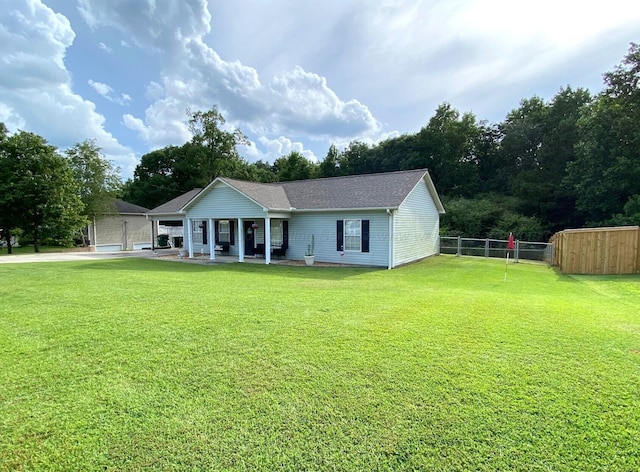 164 County Road 1636, Cullman, AL 35058 - single story home with covered porch and roof with shingles