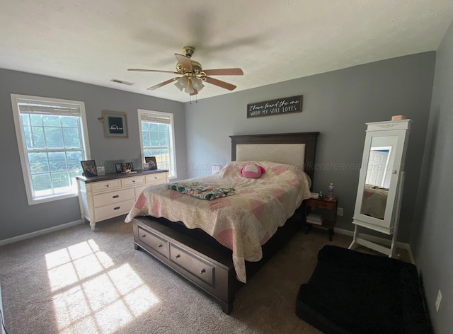 164 County Road 1636, Cullman, AL 35058 - bedroom featuring carpet flooring and ceiling fan