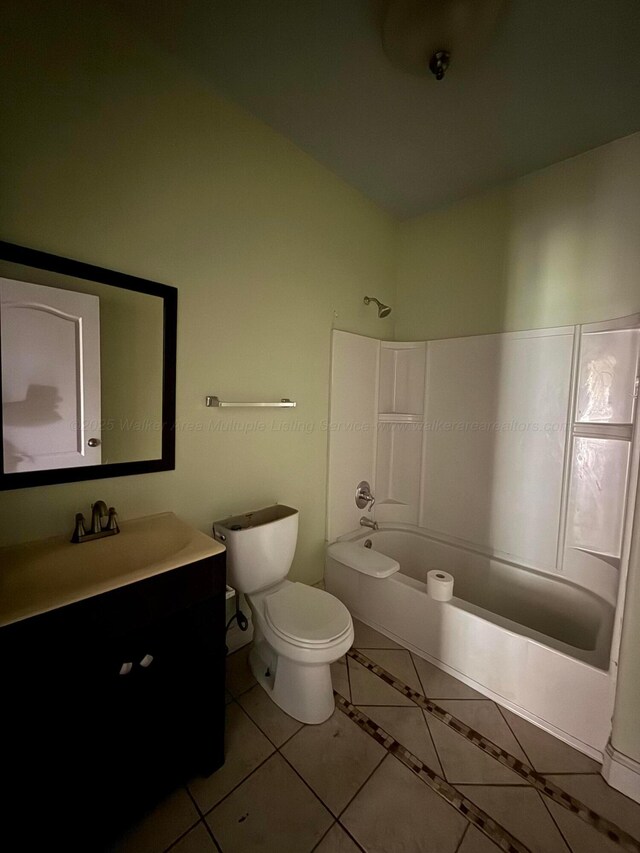 1068 Old Zion Loop, Nauvoo, AL 35578 - bathroom with vanity,  shower combination, and tile patterned floors