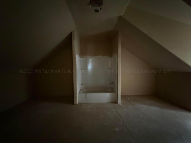 1068 Old Zion Loop, Nauvoo, AL 35578 - additional living space featuring vaulted ceiling
