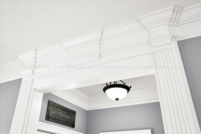 interior details featuring crown molding