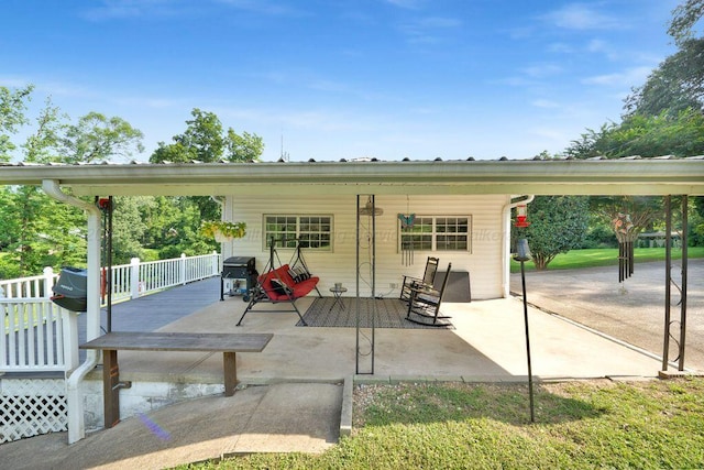 805 3rd Ave, Jasper, AL 35501 - view of patio with a grill