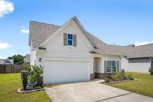 474 Meadow Way, Jasper, AL 35501 - traditional home featuring an attached garage, concrete driveway, brick siding, and roof with shingles