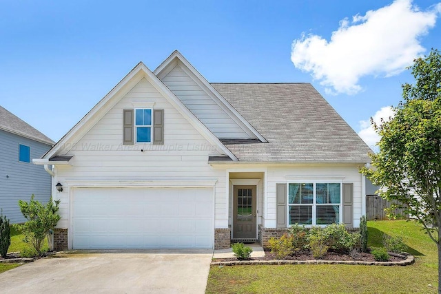 474 Meadow Way, Jasper, AL 35501 - view of front of property with concrete driveway, an attached garage, brick siding, and a shingled roof