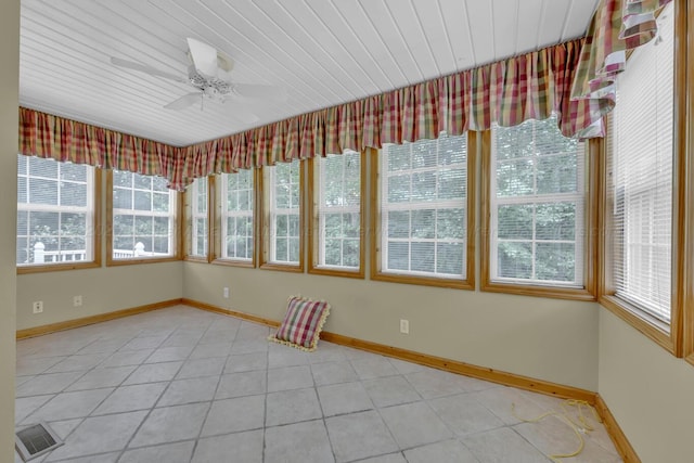 5305 Split Rail Dr, Jasper, AL 35503 - unfurnished sunroom featuring tile patterned flooring and baseboards