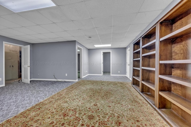 5305 Split Rail Dr, Jasper, AL 35503 - empty room featuring carpet flooring and a drop ceiling