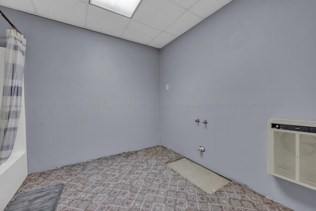 5305 Split Rail Dr, Jasper, AL 35503 - carpeted empty room featuring a paneled ceiling