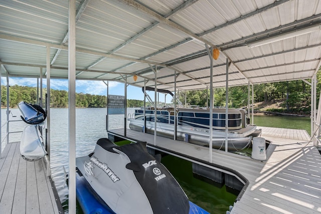 436 Ducktail Rd, Houston, AL 35572 - dock area featuring a water view and boat lift
