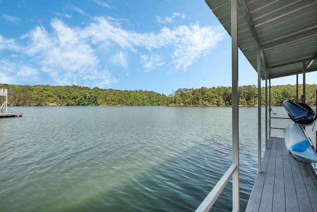 436 Ducktail Rd, Houston, AL 35572 - dock area featuring a water view