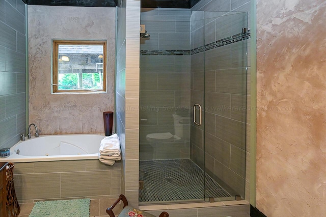178 Turtle Ln, Houston, AL 35572 - bathroom with a shower stall and a whirlpool tub