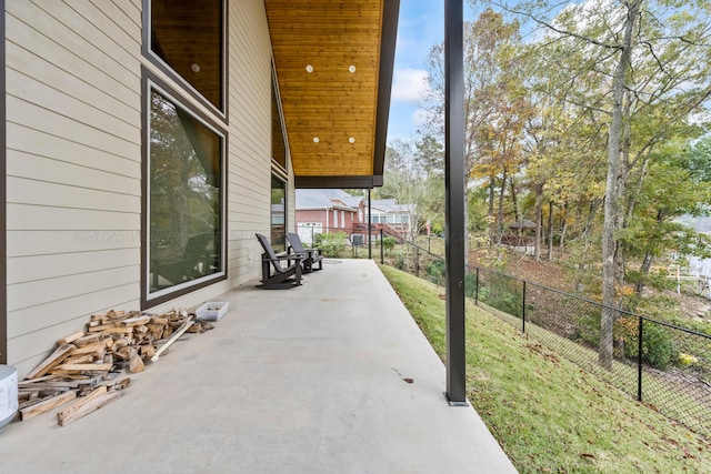 view of patio