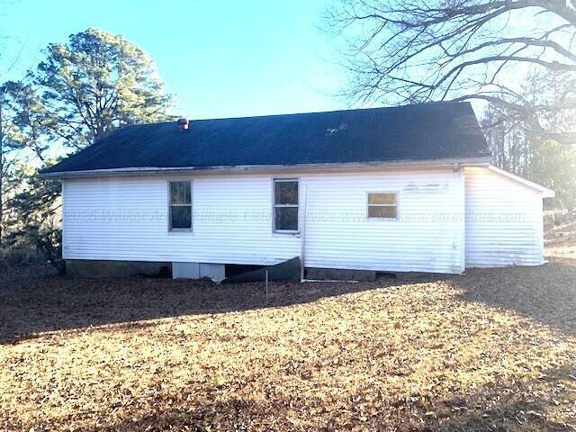 view of back of property