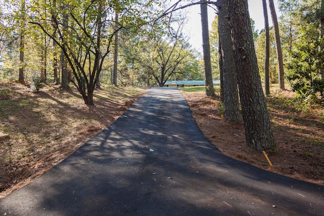 view of road