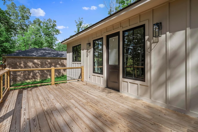 view of deck