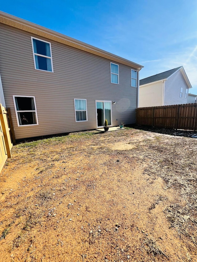 view of rear view of property