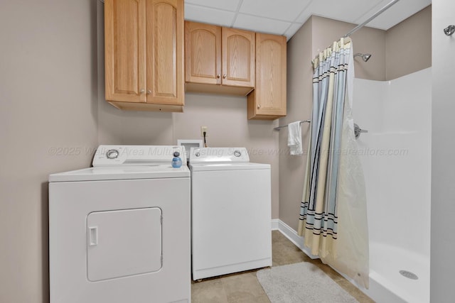 laundry room with separate washer and dryer