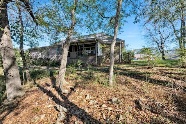 view of back of property