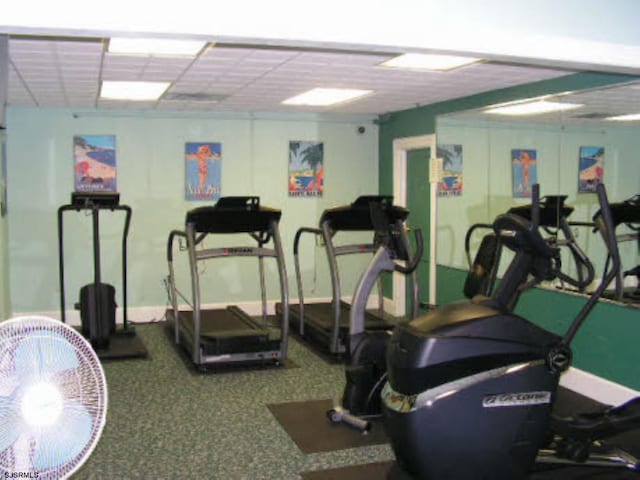 view of exercise room