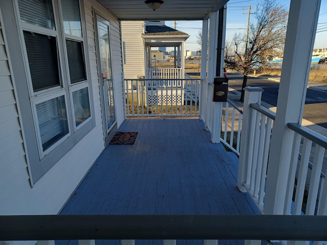 view of deck