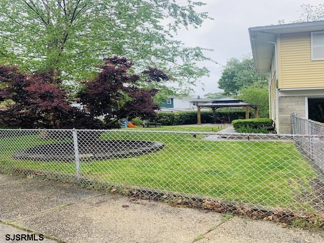 view of yard featuring a gazebo