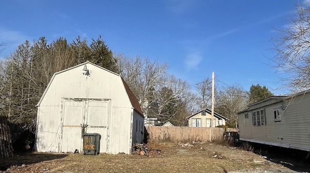 view of shed / structure