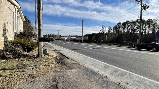 view of road