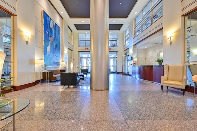 view of community lobby