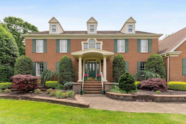 view of colonial inspired home