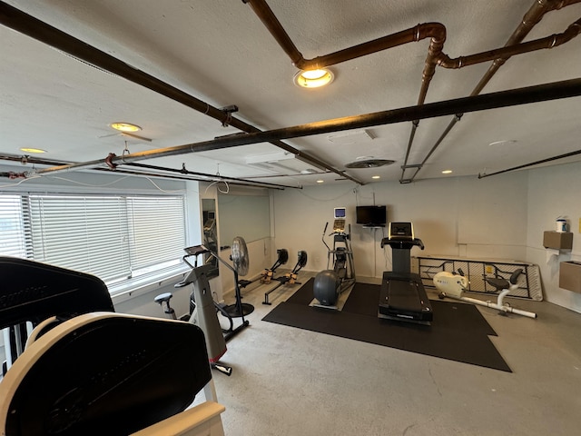 view of workout area