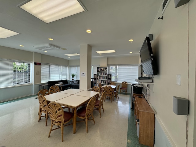 dining room featuring plenty of natural light