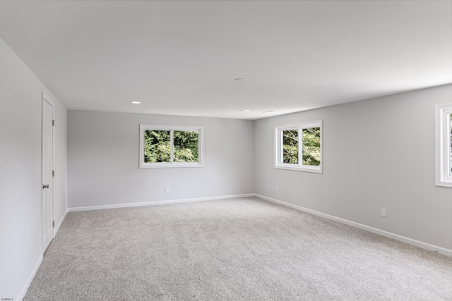 unfurnished room featuring carpet flooring