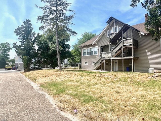 view of back of property