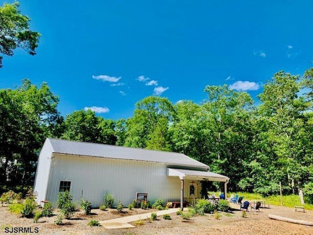 view of rear view of property