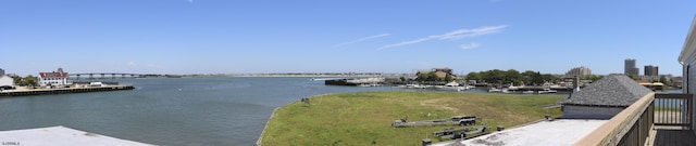 view of water feature