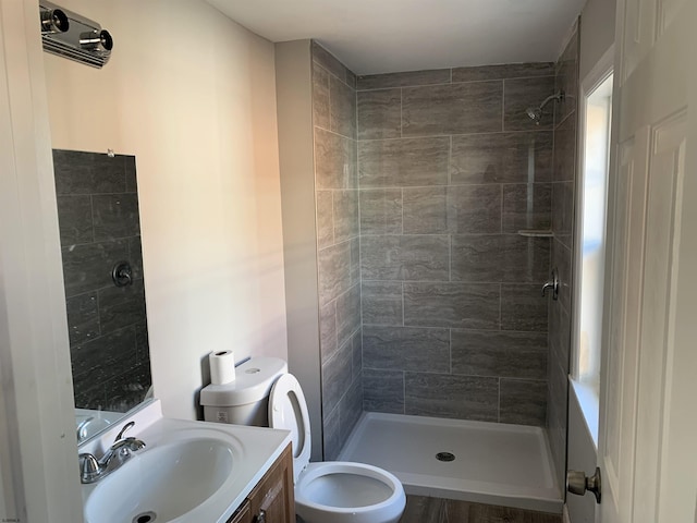 13 Vola Ln, Pleasantville, NJ 08232 - bathroom featuring vanity, a stall shower, and toilet