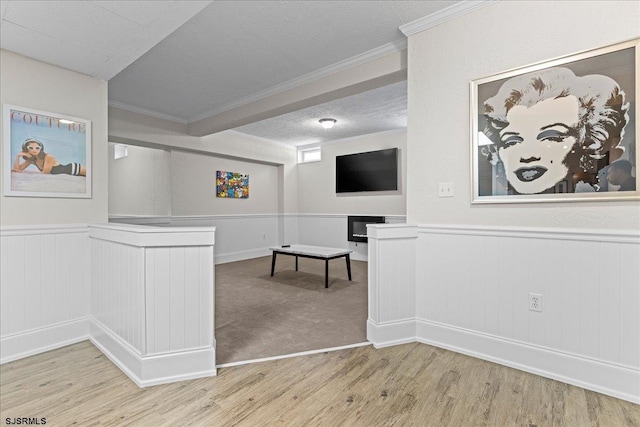 interior space featuring light hardwood / wood-style floors