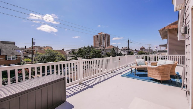 balcony with an outdoor living space