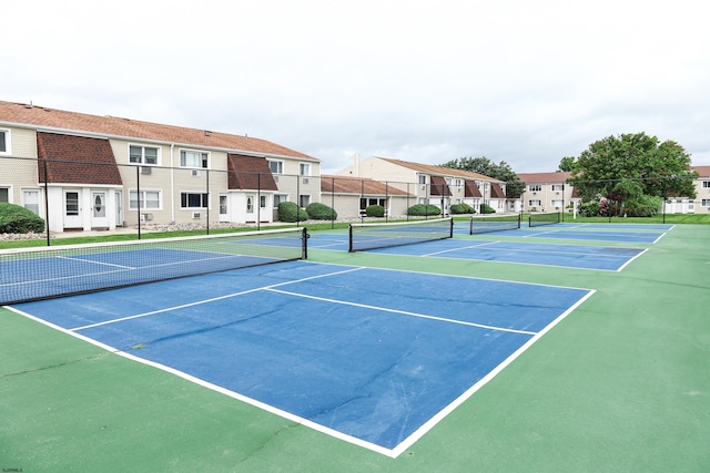 view of tennis court