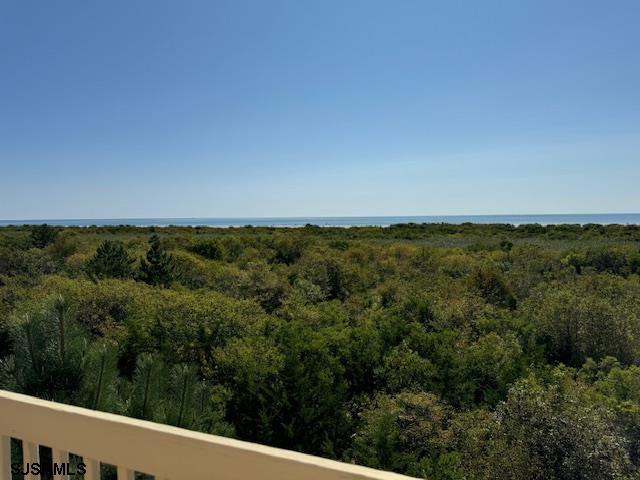 exterior space with a water view