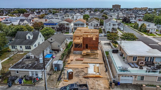 aerial view featuring a residential view