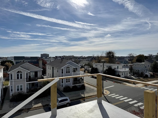 balcony featuring a residential view